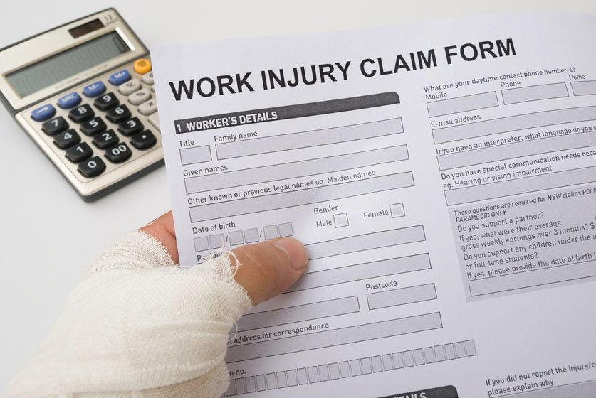 Image of workers' compensation paperwork